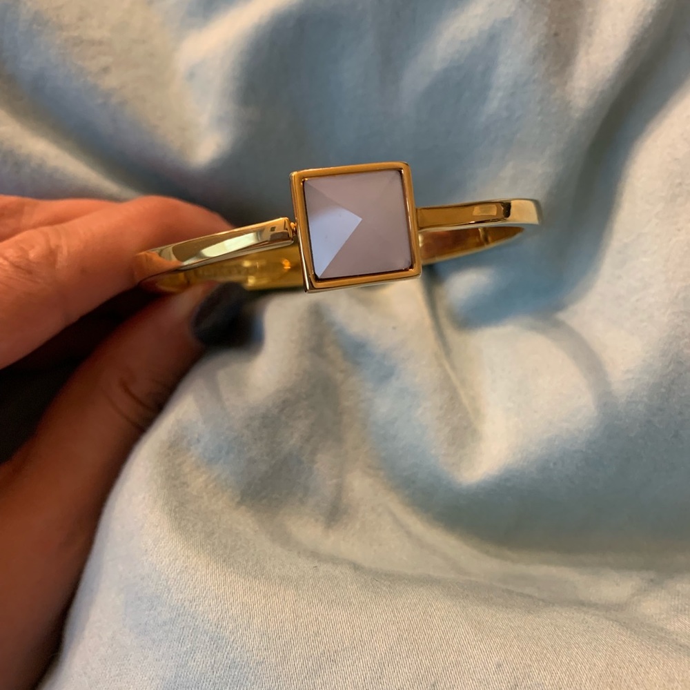 Gold gemstone bracelet
